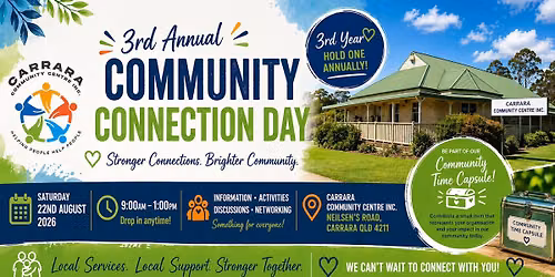 Community Connection Day @ Carrara Community Centre