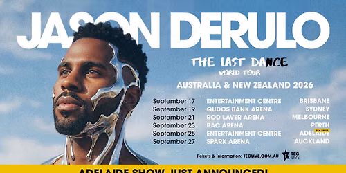 Jason Derulo | ‘The Last Dance World Tour’ (Adelaide)