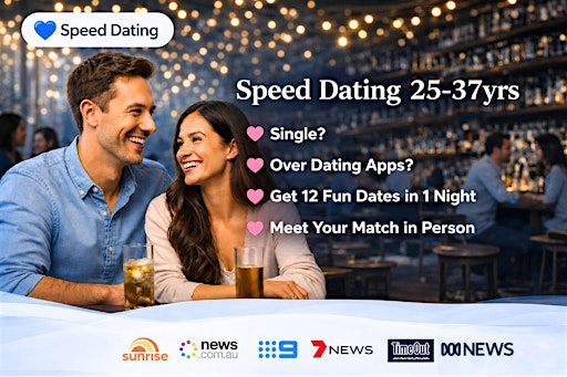 Melbourne Speed Dating for 25–37years Singles Event| Speed Dating Social